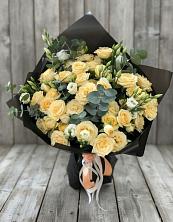 Букет цветов из:  Розы и Лизиантусы в Ближне-Песочном