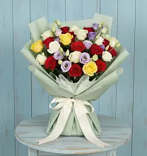 Букет цветов из:  Розы в Ближне-Песочном