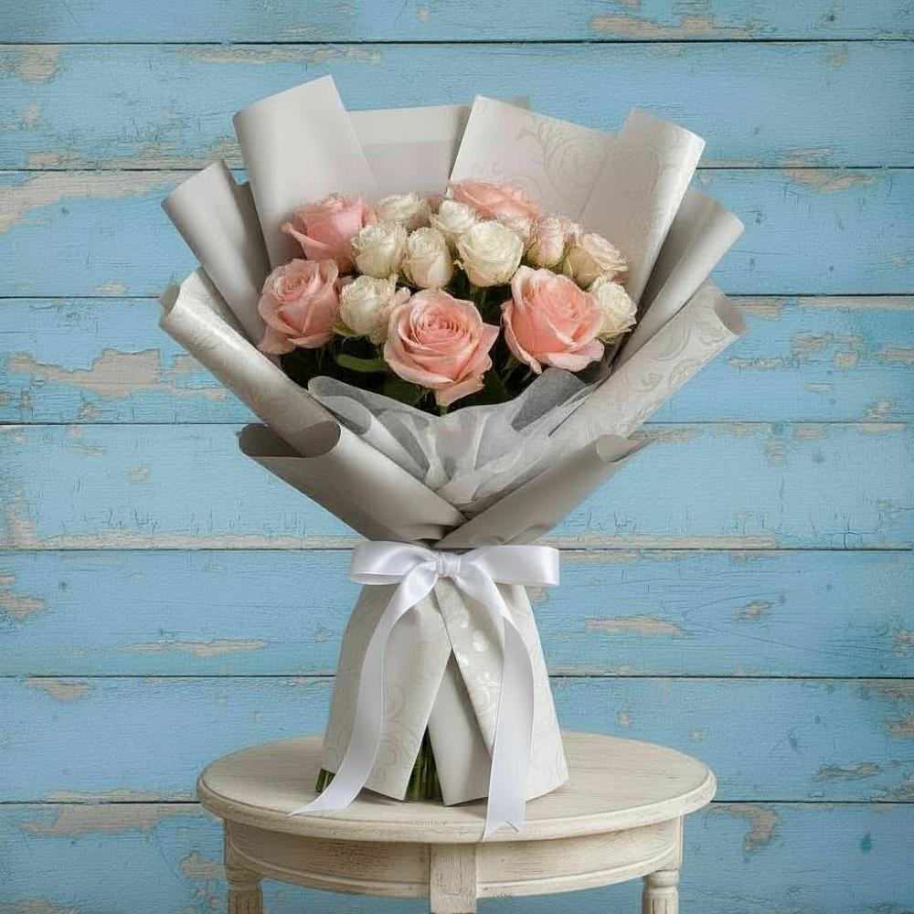 Букет цветов из: Розы в Ближне-Песочном