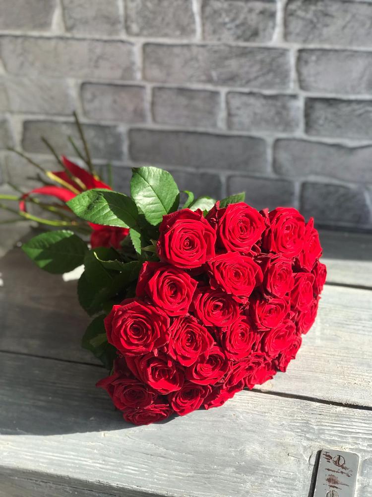 Букет Красные розы Фридом в Ближне-Песочном