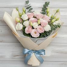 Букет цветов из:  Лизиантусы в Ближне-Песочном