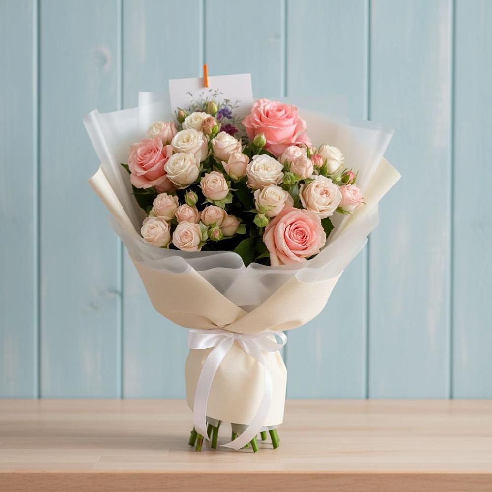 Букет цветов из: Розы в Ближне-Песочном