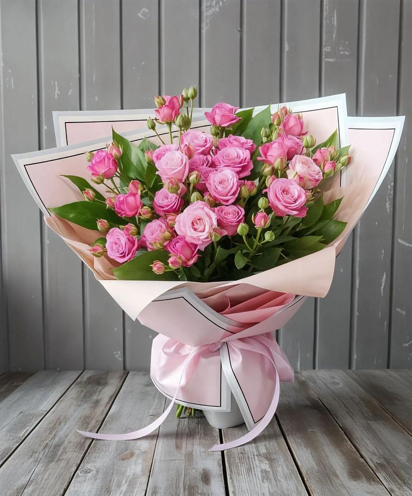 Букет Розовый кустик в Ближне-Песочном