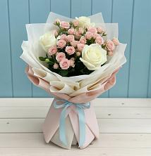Букет цветов из:  Розы в Ближне-Песочном