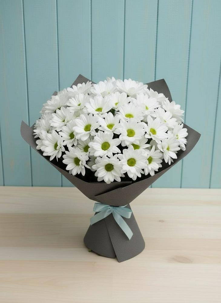 Букет цветов из: Хризантемы в Ближне-Песочном