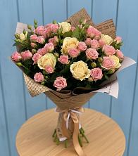 Букет цветов из:  Розы в Ближне-Песочном
