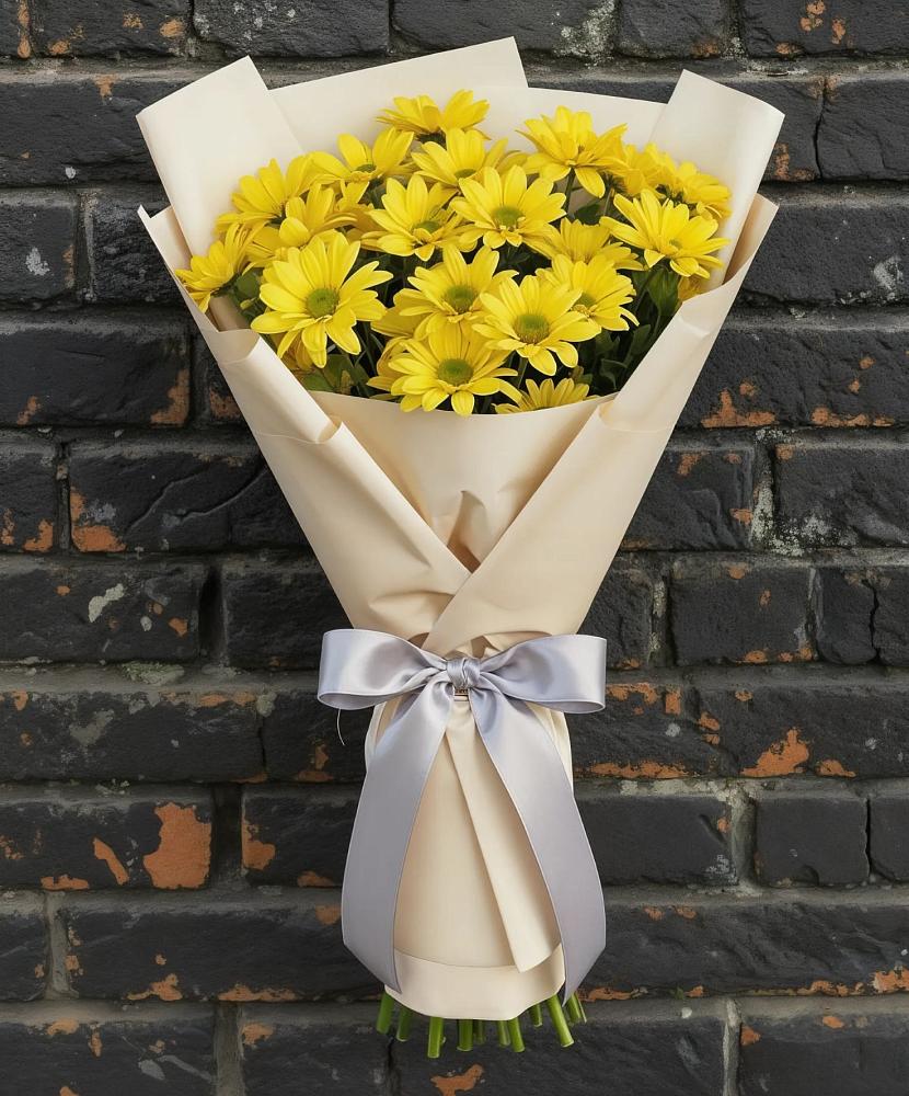 Букет цветов из: Хризантемы в Ближне-Песочном