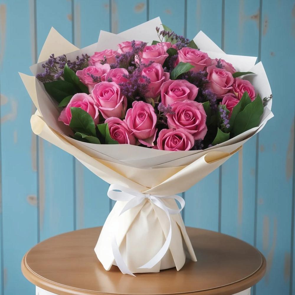 Букет цветов из: Розы в Ближне-Песочном