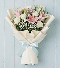Букет цветов из:  Лилии в Ближне-Песочном