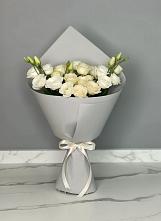 Букет цветов из:  Розы и Лизиантусы в Ближне-Песочном